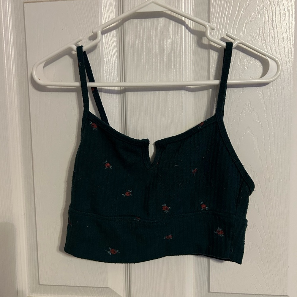 Hollister/ Gilly Hicks Dark Green Bralette